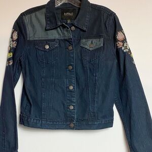 𝅺BUFFALO David Britton Dark Denim Jean Jacket Med